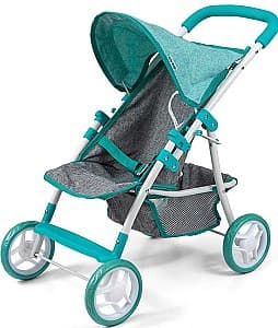 Carucior pentru papusa Milly Mally Natalie Prestige Mint/Grey