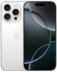 Мобильный телефон Apple iPhone 16 Pro 128ГБ Белый Титан