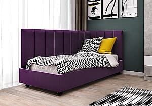 Pat copii ML Mobila Sharm 5 drept (90x200) Violet