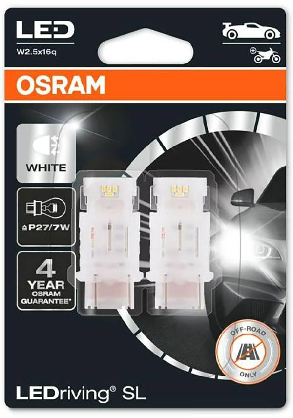 Lampa auto Osram P27/7W 2W LEDriving SL 6000K Cool White blister