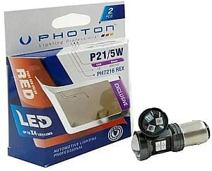 Lampa auto PHOTON P21/5W RED LED