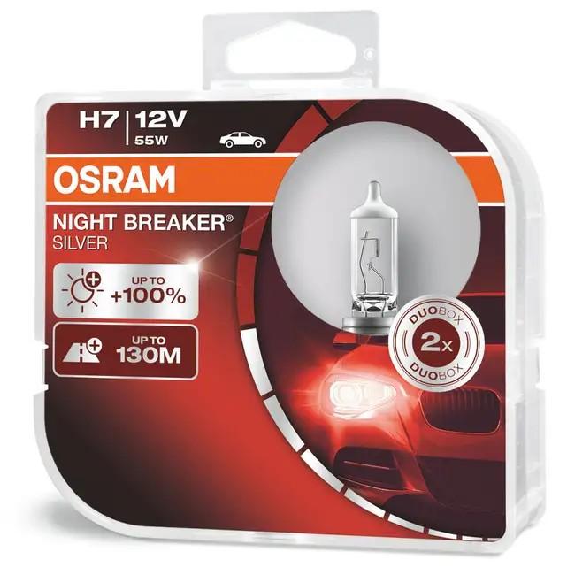 Lampa auto Oscar Night Breaker Silver H7 12V 55W 64210NBS-HCB