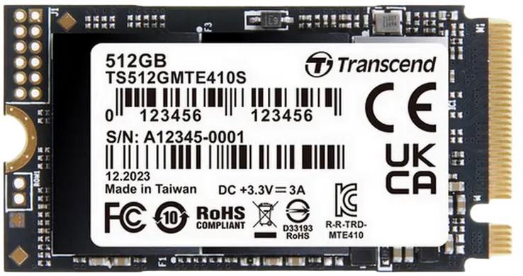 SSD накопитель Transcend MTE410S 512ГБ (TS512GMTE410S)