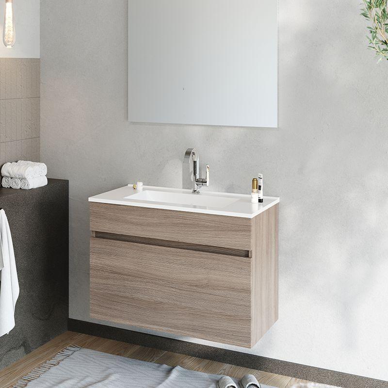 Шкаф под умывальник Savini Due Bogota 600 Rovere Fumo 12030/RF