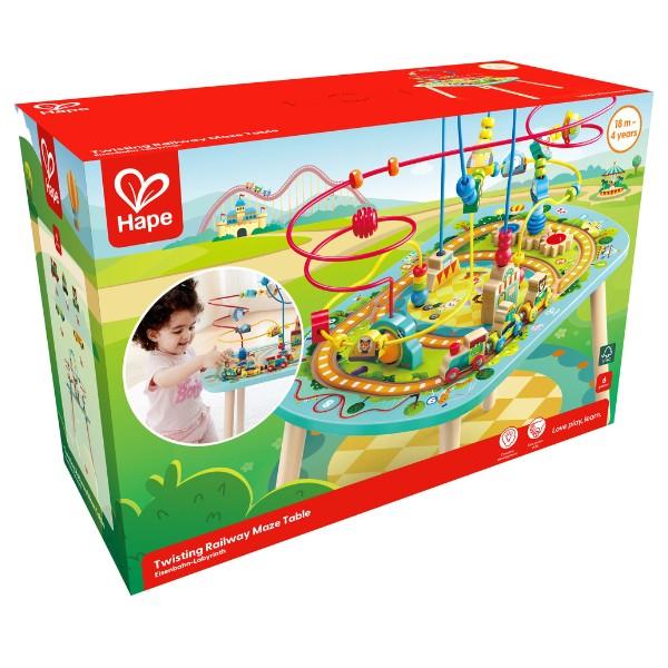 Музыкальная игрушка Hape Железнодорожный лабиринт со звуковыми эффектами