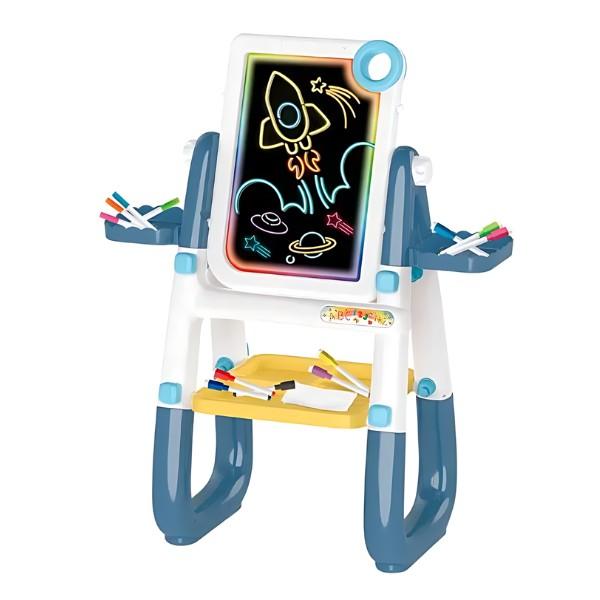Tabla de scris pentru copii Essa Toys cu Iluminare Albastru (YM2213)