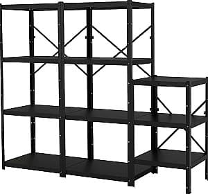 Etajera IKEA Bror 234x55x190 Negru