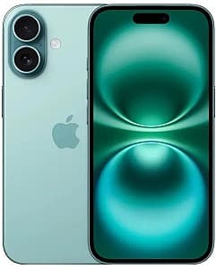 Мобильный телефон Apple iPhone 16 256ГБ Бирюзовый