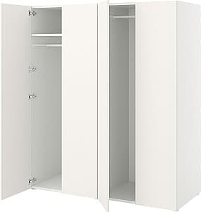 Шкаф IKEA Platsa/Fonnes 4 дверцы 160x57x181 Белый