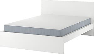 Pat IKEA Malm Vesteroy extra ferma/cu saltea 160x200 Alb