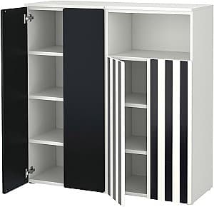 Dulap pentru copii IKEA Smastad/Platsa 120x42x123 Alb//Negru/Antracit