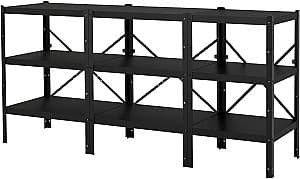 Etajera IKEA Bror 234x55x110 Negru