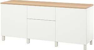 Комод IKEA Besta/Lappviken/Stubbarp нажимные направляющие 180x42x76 Белый