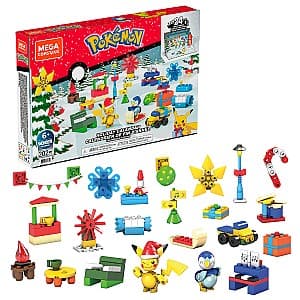 Конструктор Mattel календарь Advent Pokémon на 24 дня