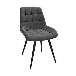 Железный стул DP Scaun NICOLE HN Black-SORO 95 Grey