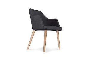 Деревянный стул Mobilier Poli Black