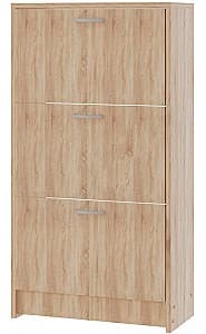 Dulap pentru incaltaminte Haaus 3U 3D 63x30x120 (Sonoma Oak)