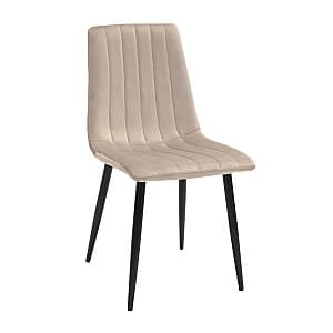 Scaun fier DP DC-90P Velvet  Beige+Black Legs