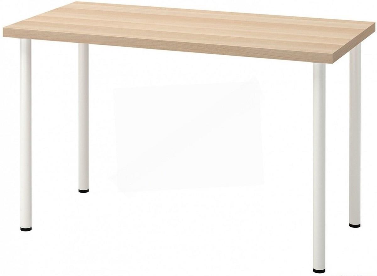 Письменный стол IKEA Lagkapten/Adils 120x60 Внешний вид античного дуба (Бежевый)/Белый