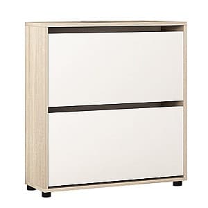 Dulap pentru incaltaminte Mobildor Lux Leo 80 2D Sonoma/White