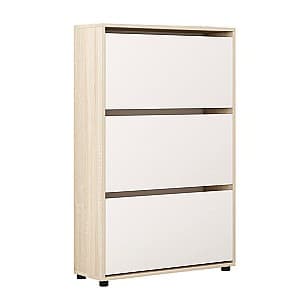 Dulap pentru incaltaminte Mobildor Lux Leo 70 3D Sonoma/White