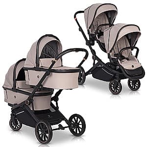 Коляска для двойни Cavoe AVEC TAUPE