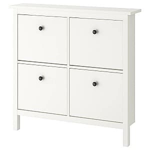 Тумба для обуви IKEA Hemnes 4 отделения 107x101 Белый