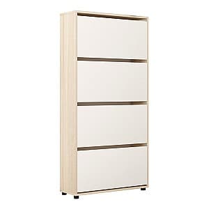 Тумба для обуви Mobildor Lux Leo 50 4D Sonoma/White