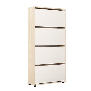 Dulap pentru incaltaminte Mobildor Lux Leo 60 4D Sonoma/White