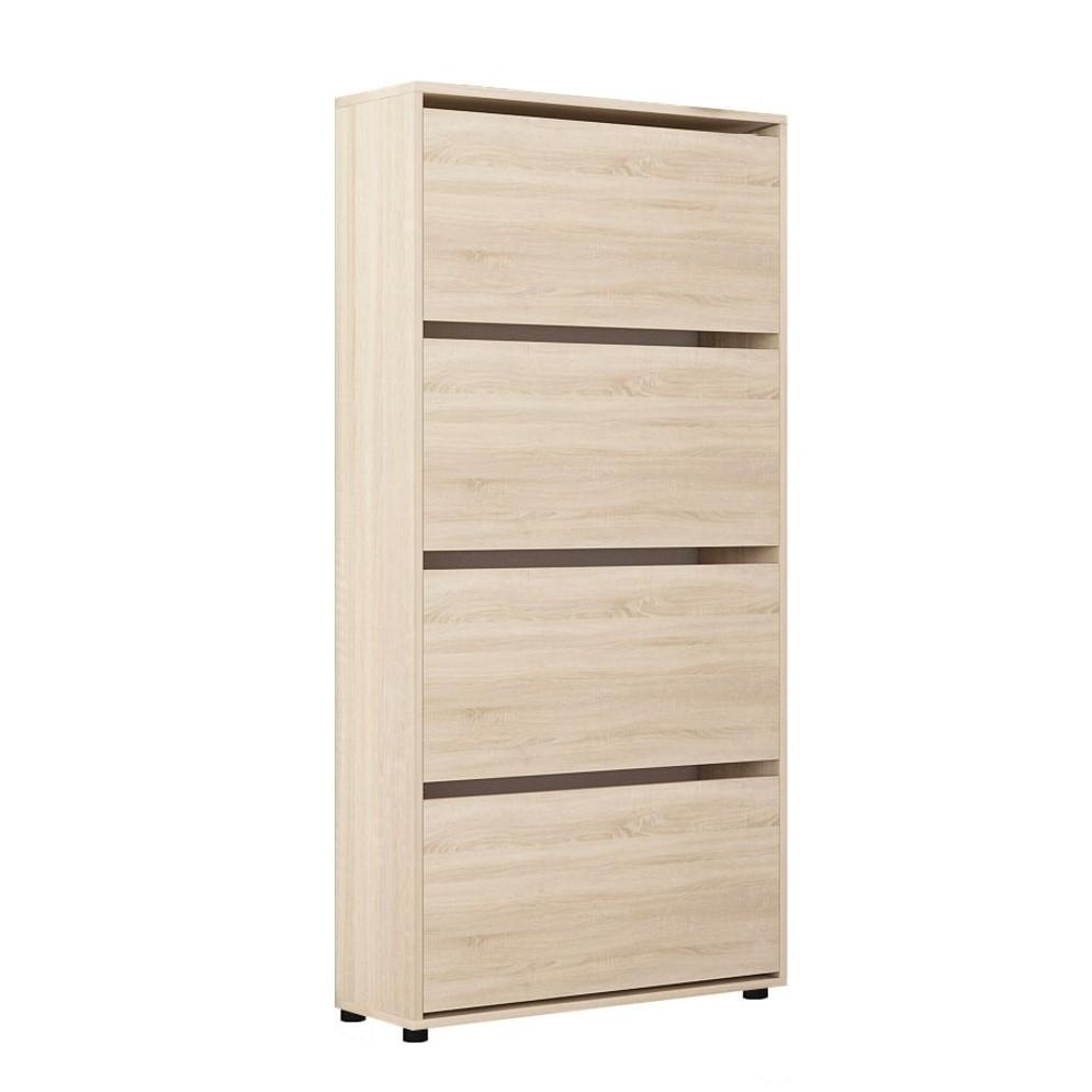 Dulap pentru incaltaminte Mobildor Lux Leo 90 4D Sonoma