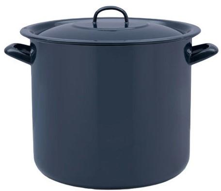 Cratita VLM emailata 30cm, 18l, capac din metal(54161)