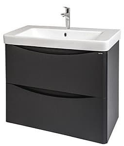 Шкаф под умывальник Martat Zen 60cm Антрацит + раковина