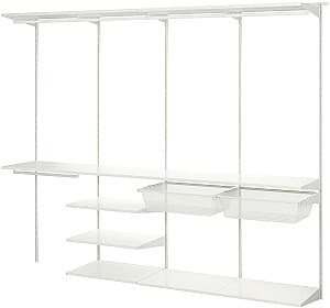 Стеллаж IKEA Boaxel 250x40x201 Белый