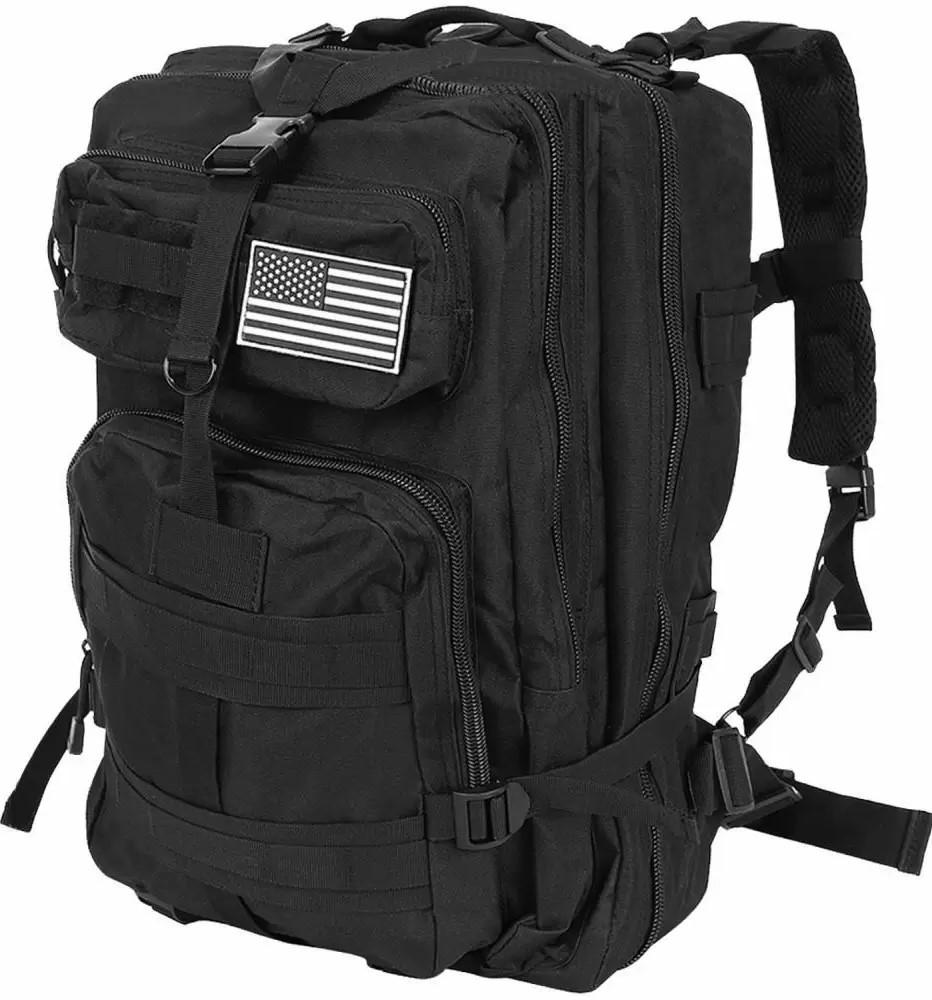 Rucsac sportiv Trizand XL Military 8919 Black