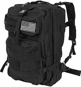 Rucsac sportiv Trizand XL Military 8919 Black