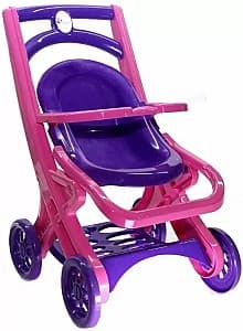 Carucior pentru papusa Doloni Active Pink/Purple