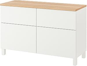 Comoda IKEA Besta/Lappviken/Stubbarp sistem apasare 120x42x76 Alb