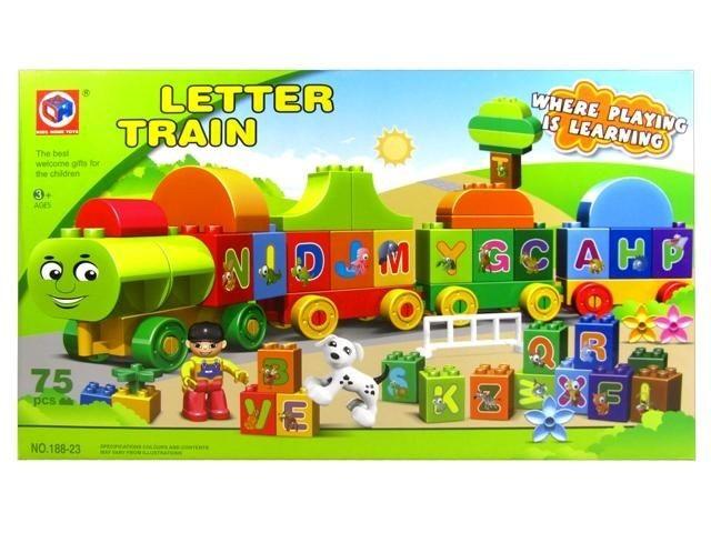 Счетный материал VLM Поезд с буквами (36250)