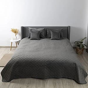 Покрывало Relaxe Home VELOUR 220x240 cm Grey