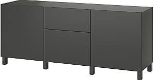 Comoda IKEA Besta/Lappviken/Stubbarp deschidere apasare 180x42x74 Gri Inchis