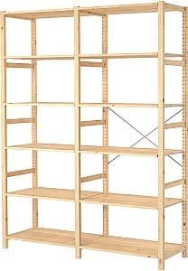 Etajera IKEA Ivar 2 sectiuni/polite 174x50x226 Pin