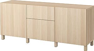 Комод IKEA Besta/Lappviken/Stubbarp нажимные направляющие 180x42x74 Дуб