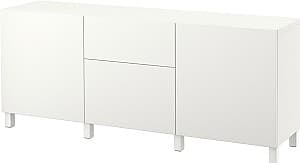 Comoda IKEA Besta/Lappviken/Stubbarp deschidere apasare 180x42x74 Alb