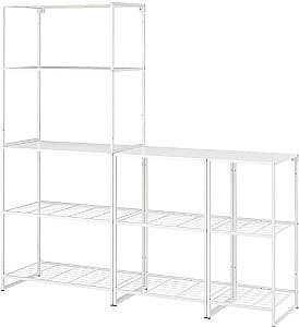 Стеллаж IKEA Jostein 182x40x180 Белый