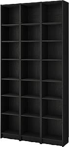 Etajera IKEA Billy 120x28x237 Negru Aspect Stejar