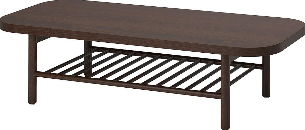 Masuta de cafea, reviste IKEA Listerby 140x60 Maro Inchis