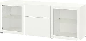 Шкаф витрина IKEA Besta/Lappviken/Sindvik 180x42x65 Белый