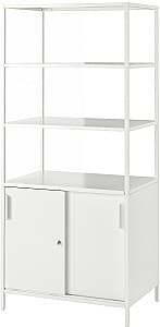 Etajera IKEA Trotten cu usi glisante 80x180 Alb