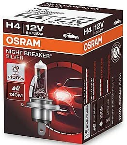 Lampa auto Osram H4 12V 60/55W Night BREAKER SILVER