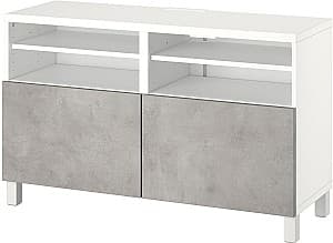 Tumba pentru televizor IKEA Besta/Kallviken/Stubbarp 120x42x74 Alb